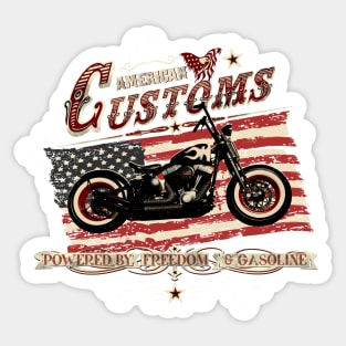 American Custom Motorcycles Sticker